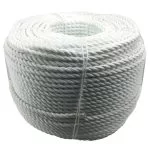 36mm White Softline Multifilament Rope x 75 Metre Length
