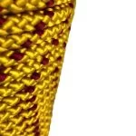 6mm Yellow With A Red Fleck Braided Polypropylene Rope x 50 Metres