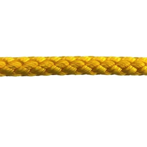 rs yellow braided polypropylene rope 1