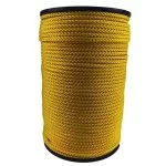 10mm Yellow Braided Polypropylene Safety Line Rope 100 Metre Reel