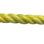Yellow Polypropylene Rope - Sample