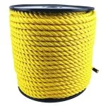 10mm Yellow Softline Multifilament Rope 100 Metres On A Reel