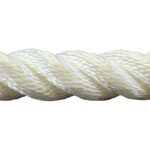 32mm White Nylon 3 Strand Anchor Rope (By The Metre)