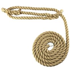 rs beige softline plain rope halter 1
