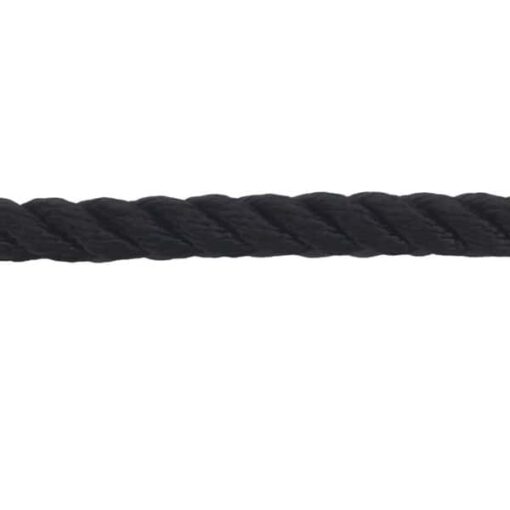 rs black 3 strand nylon rope 5