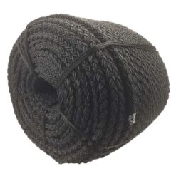 rs black 8 strand nylon rope 2