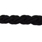 10mm Black Nylon 8 Strand Rope (By The Metre)