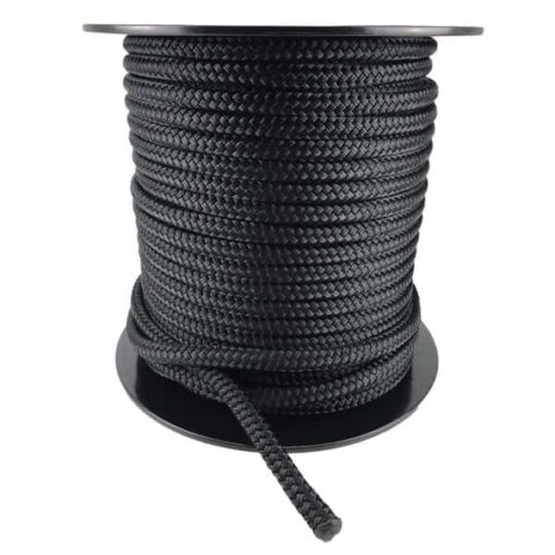 rs black double braided polyester 1