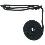 6mm Black Nylon Plain Rope Halter x 6 Foot