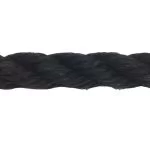 10mm Black Staplespun Rope (By The Metre)