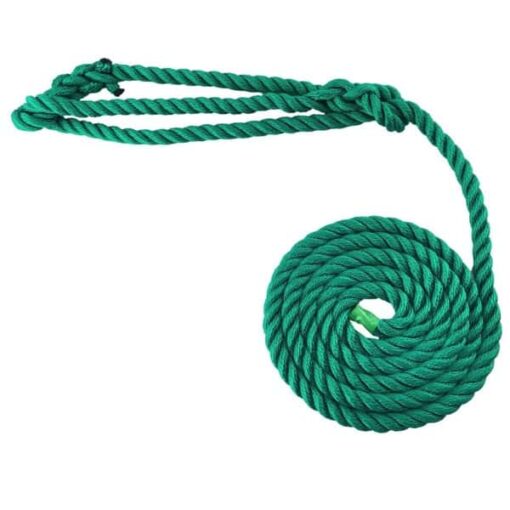 rs emerald green softline plain rope halter 1