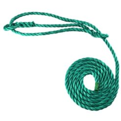 rs green polypropylene plain rope halter 1