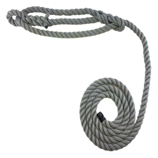 rs grey softline plain rope halter