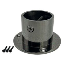 rs gun metal black decking rope fitting cup end 1