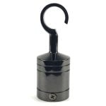24mm Gun Metal Black Hook Rope Fitting