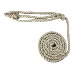 rs natural cotton plain rope halter 1