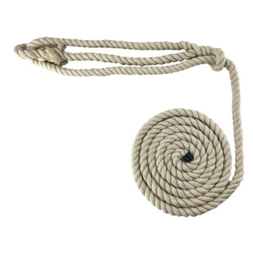 rs natural cotton plain rope halter 1