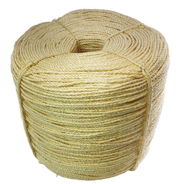 4mm Natural Sisal Rope (100 Metre Coil) - RopeServices UK