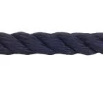 28mm Navy Blue Nylon 3 Strand Rope (By The Metre)