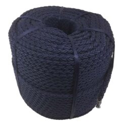 rs navy blue 8 strand nylon rope 1