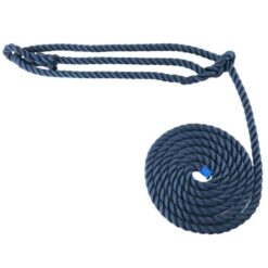 rs navy blue softline plain rope halter 1