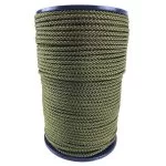 12mm Olive Braided Polypropylene Bondage Rope 100 Metre Reel