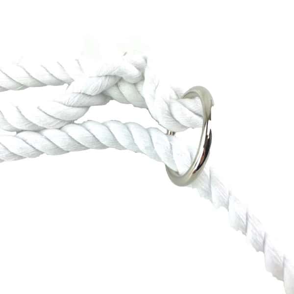 Optic White Natural Cotton Plain Show Rope Halter Select Your Length & Diameter 