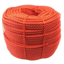 rs orange polyethylene rope 1