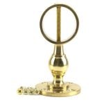 28mm Polished Brass Standard Handrail Brackets Rope Fittings