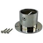 28mm Polished Chrome Cup End Rope Fittings