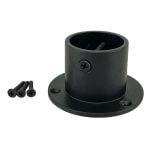 36mm Powder Coated Black Cup End Rope Fittings