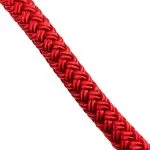8mm Red Double Braid Polyester Sinking Rope (By The Metre)