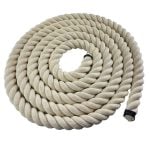 16mm Synthetic White Cotton Rope 220 Metre Coil