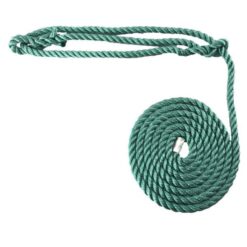 rs teal softline plain rope halter 1