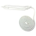 6mm White Softline Multifilament Plain Rope Halter x 6 Foot