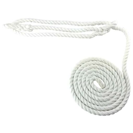 rs white softline plain rope halter 1