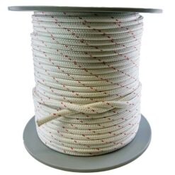 rs white with red fleck double braided polyester 1