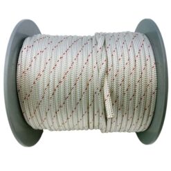 rs white with red fleck double braided polyester 3