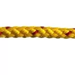 6mm Yellow With Red Fleck Braided Polypropylene Bondage Rope (By The Metre)