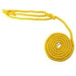 6mm Yellow Softline Multifilament Plain Rope Halter x 8 Foot