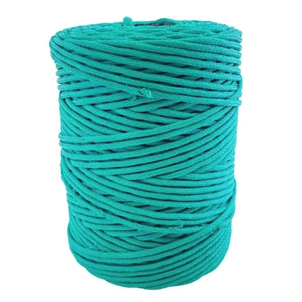 3mm Green Braided Polyethylene Twine 1kg Spool