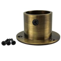 rs antique brass decking rope fitting cup end 1