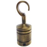 50mm Antique Brass Hook Rope Fitting