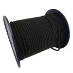 5mm Black Braided Polyester Rope x 70 Metres