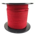 2mm Burgundy Braided Polyester Rope x 90 Metres