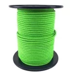 5mm Lime Green Braided Polyester Rope x 65 Metres