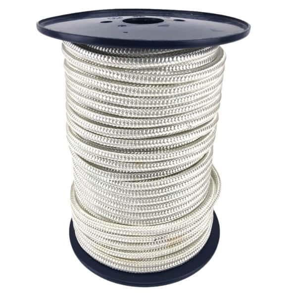 6mm White Braided Nylon Rope x 130 Metres - RopeServices UK