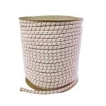 **Special** 14mm White With Red Fleck Elastic Bungee Shock Cord 100 Metre Reel