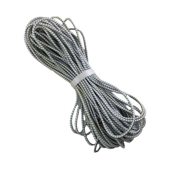Special** 30 x 6mm White With Blue Fleck Elastic Bungee Shock Cord 3 Metre  Lengths - RopeServices UK