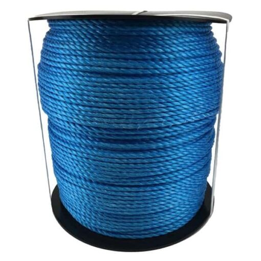 rs blue polypropylene rope reel 1